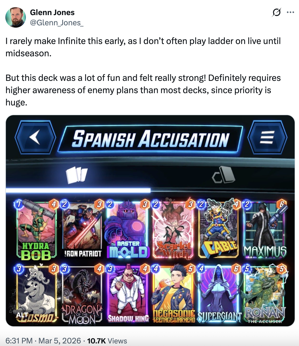 Deck image — click/tap to copy deck code