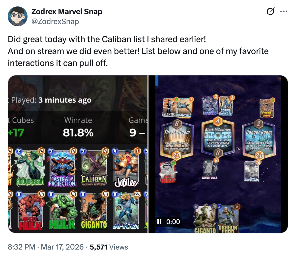 Deck image — click/tap to copy deck code