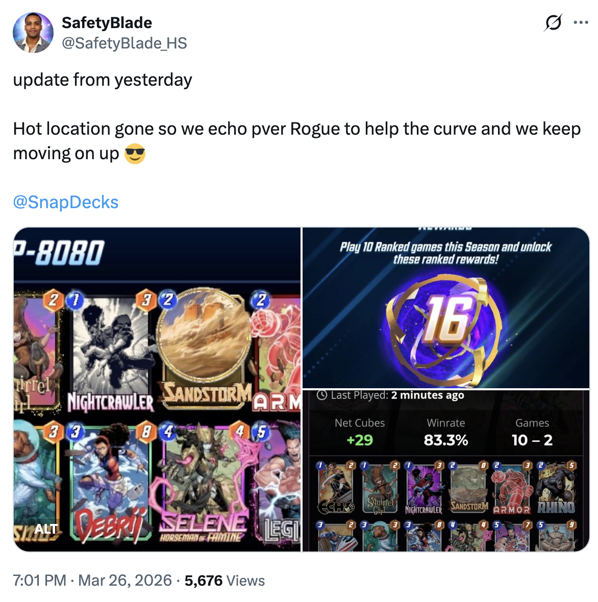 Deck image — click/tap to copy deck code