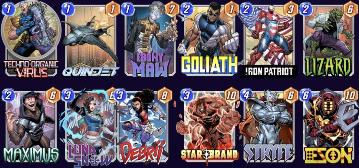 Deck image — click/tap to copy deck code