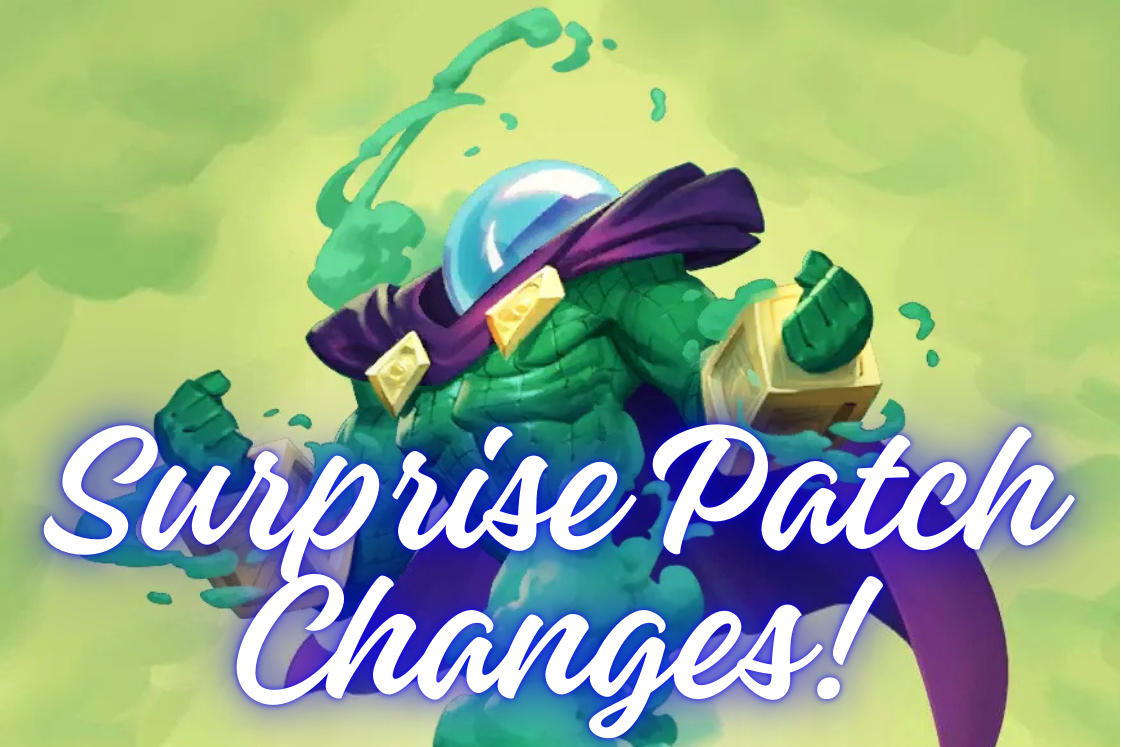 Patch Card Updates