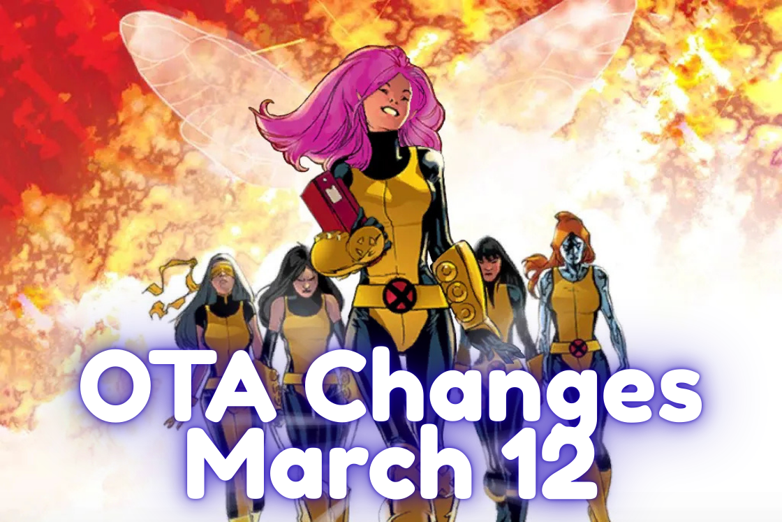 03/12 OTA Balance Changes